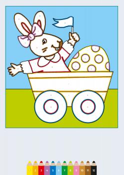 Ravensburger Buch Kreativität My first CreArt Malen nach Zahlen ab 3 Ostern 48842