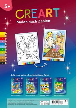 Preview: Ravensburger Buch Kreativität CreArt Malen nach Zahlen ab 5 Zauberpapier Abenteuer 48843