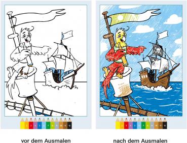 Preview: Ravensburger Buch Kreativität CreArt Malen nach Zahlen ab 5 Zauberpapier Abenteuer 48843