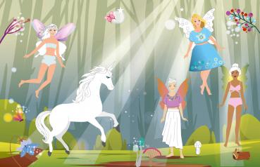 Preview: Ravensburger Buch Kreativität Mein Ausmalstickerbuch Elfen und Einhörner 48845