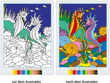 Ravensburger Buch Kreativität CreArt Malen nach Zahlen ab 7 Im Meer 48862