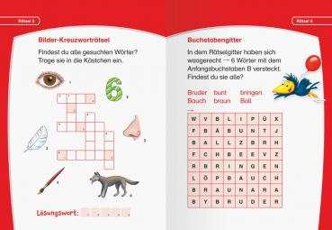 Ravensburger Buch Quiz und Rätsel Kreuzworträtsel zum Lesenlernen 48961