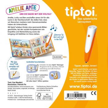 Ravensburger Buch tiptoi Bilderbuch Umgang mit Gefühlen die Sache mit der Vielfalt 49298