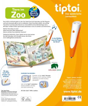 Preview: Ravensburger Buch tiptoi Wieso? Weshalb? Warum? Tiere im Zoo 49305