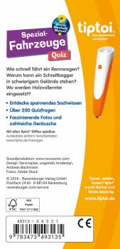 Preview: Ravensburger Buch tiptoi Wieso? Weshalb? Warum? Quiz Spezialfahrzeuge 49313