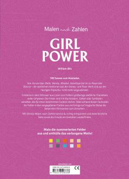 Ravensburger Buch Kreativität Disney Malen nach Zahlen Girl Power 49833