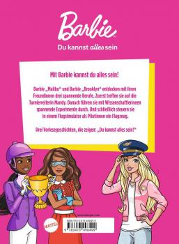 Ravensburger Buch Bilderbuch Barbie Du kannst alles sein! Turnierreiterin, Forscherin, Pilotin 49849