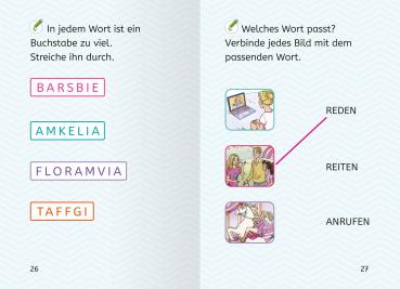 Ravensburger Buch Barbie Princess Adventure Prinzessin für einen Tag zum Lesenlernen 49855