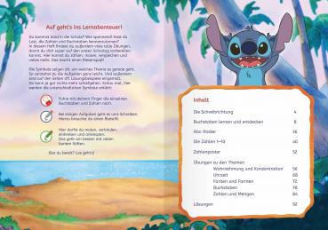 Preview: Ravensburger Buch Disney Stitch Mein Vorschulbuch Buchstaben, Zahlen, Konzentration 49863