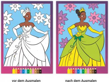 Preview: Ravensburger Buch Kreativität CreArt Malen nach Zahlen ab 5 Disney Starke Mädchen 49871