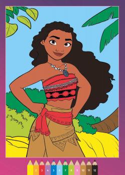 Ravensburger Buch Kreativität CreArt Malen nach Zahlen ab 5 Disney Starke Mädchen 49871