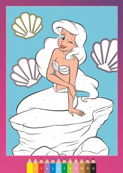 Ravensburger Buch Kreativität CreArt Malen nach Zahlen ab 5 Disney Starke Mädchen 49871