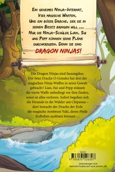 Preview: Ravensburger Buch Taschenbuch Dragon Ninjas Band 4 Der Drache der Erde 52630