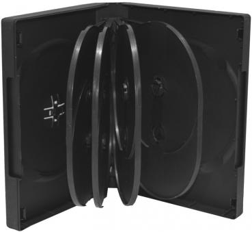15 Mediarange DVD Hüllen 10er Box 33 mm für je 10 BD / CD / DVD schwarz