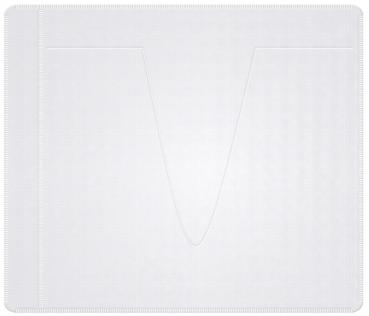 100 Mediarange Vliestaschen mit Klebestreifen für je 1 BD / CD / DVD transparent