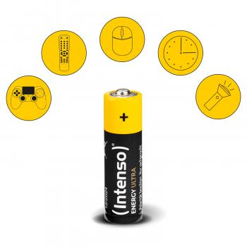40 Intenso Energy Ultra AAA / Micro Alkaline Batterien im 40er Shrink Pack