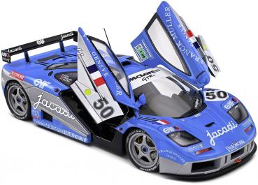 Solido Modellauto Maßstab 1:18 McLaren F1 GTR Short Tail #50 blau S1804109