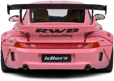 Solido Modellauto Maßstab 1:18 Porsche RWB Bodykit Pink Pig 2020 pink S1808503