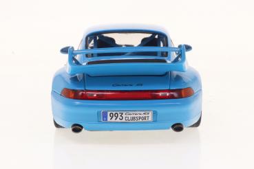 Solido Modellauto Maßstab 1:18 Porsche 911 (993) Clubsport blau 1997 S1810101