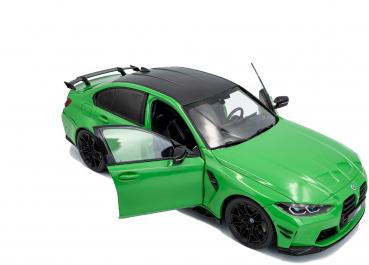 Solido Modellauto Maßstab 1:18 BMW M3 (G80) signal Performance Parts grün uni 2024 S1814302