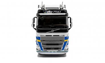 Solido Modellauto Maßstab 1:24 Volvo FH16 Globetrotter XL Gotborg Edition weiß 2019 S2400106