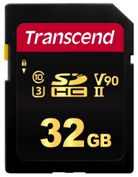 Transcend SDHC Karte 32GB Speicherkarte 700S UHS-II U3 4K V90 Class 10
