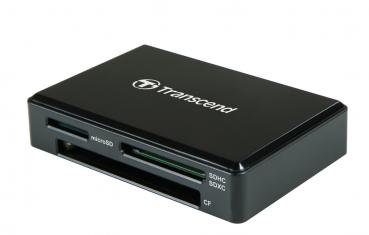 Transcend Card Reader RDC8 Micro Card SD / SDHC / SDXC / CF UHS-I schwarz Typ C USB 3.1