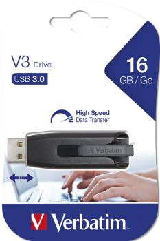 Verbatim USB Stick 16GB Speicherstick Store 'n' Go V3 grau USB 3.0