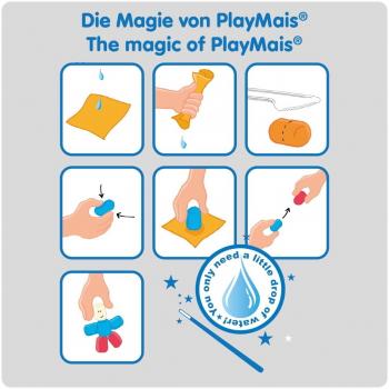 PlayMais Bastel Kreativität Classic 4 verschiedene Karten mit Firetruck Feuerwehr 160849