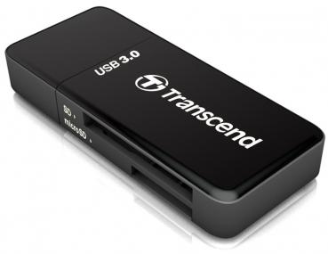 Transcend Card Reader RDF5 Micro Card SD / SDHC / SDXC UHS-I schwarz USB 3.0