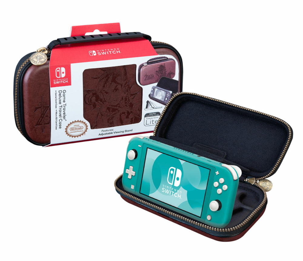 Spielwaren Express - Bigben Nintendo Switch Lite Tasche NLS142BR Slim  Travel Case Zelda braun AL110872