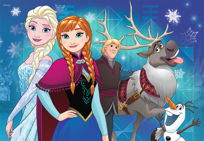 Disney Frozen Nordlichter Puzzle 2 x 24 TeileSpielDeutsch2016 