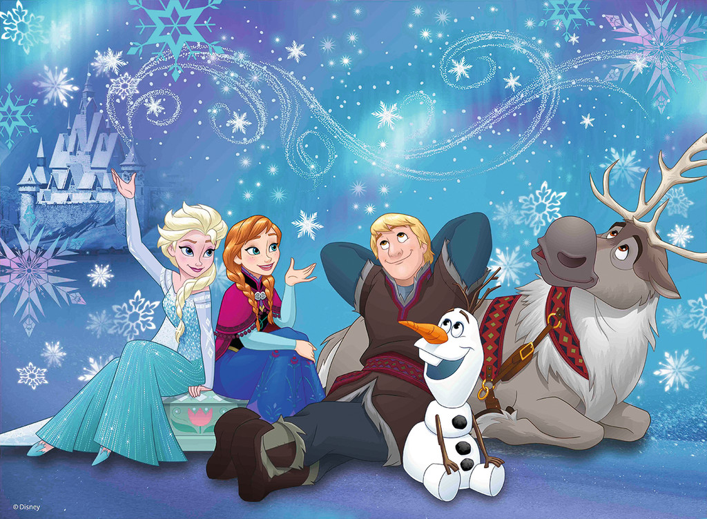 100 Teile Ravensburger Kinder Puzzle XXL Disney Frozen Eiszauber 10911 
