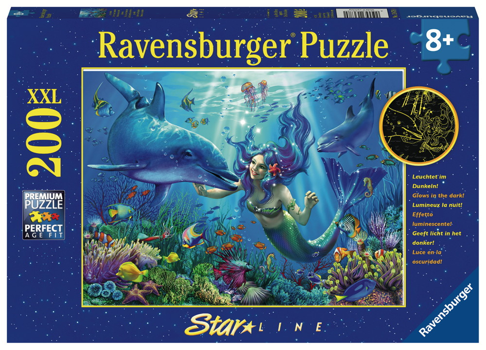 200 Teile Ravensburger Kinder Puzzle XXL Star Line Unterwasserparadies 13678 