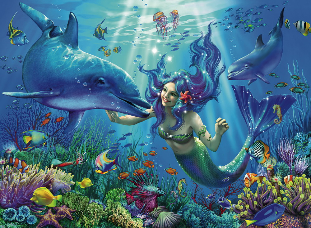 200 Teile Ravensburger Kinder Puzzle XXL Star Line Unterwasserparadies 13678 