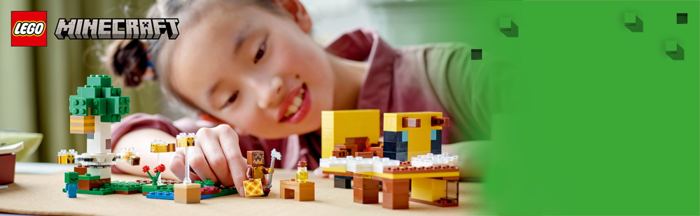 Spielwaren Express - LEGO® Minecraft™ Das Bienenhäuschen 254 Teile 21241
