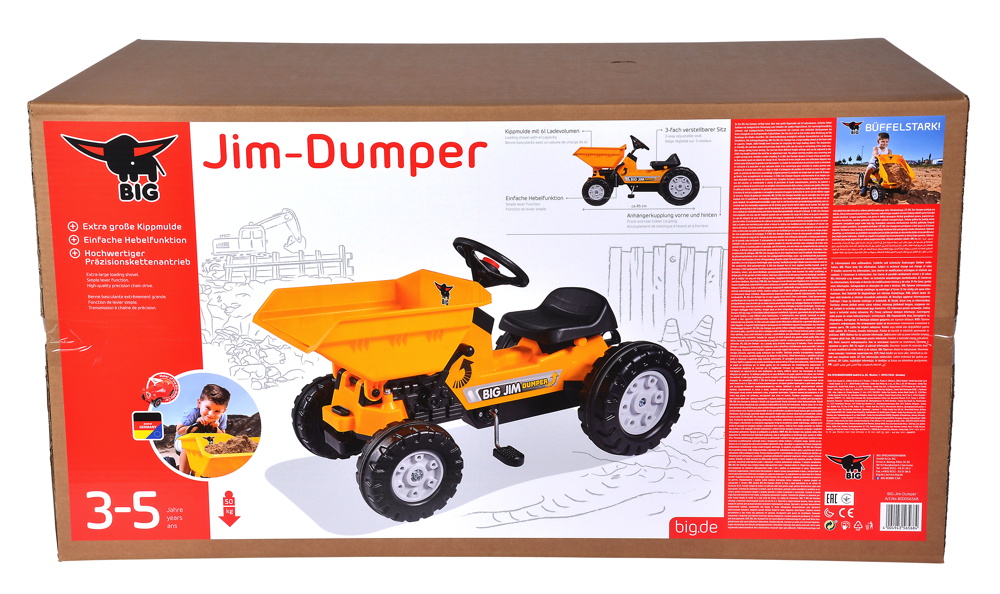 BIG Traktor Jim Dumper Kinder Traktor 800056568 