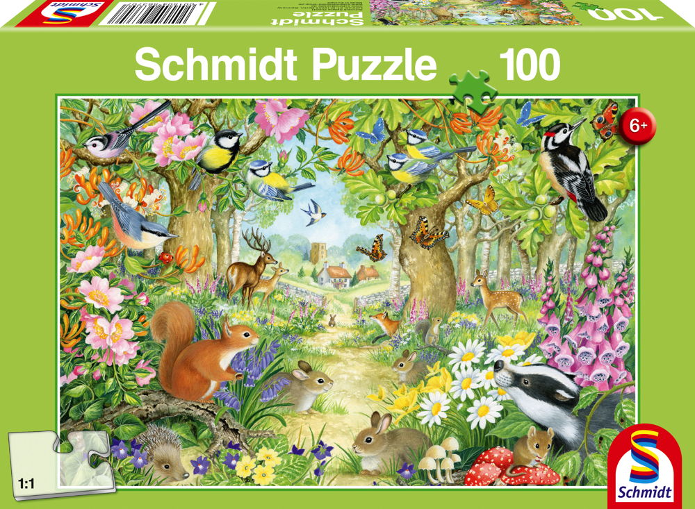 Spielwaren Express - 100 Teile Schmidt Spiele Kinder Puzzle Tiere im ...