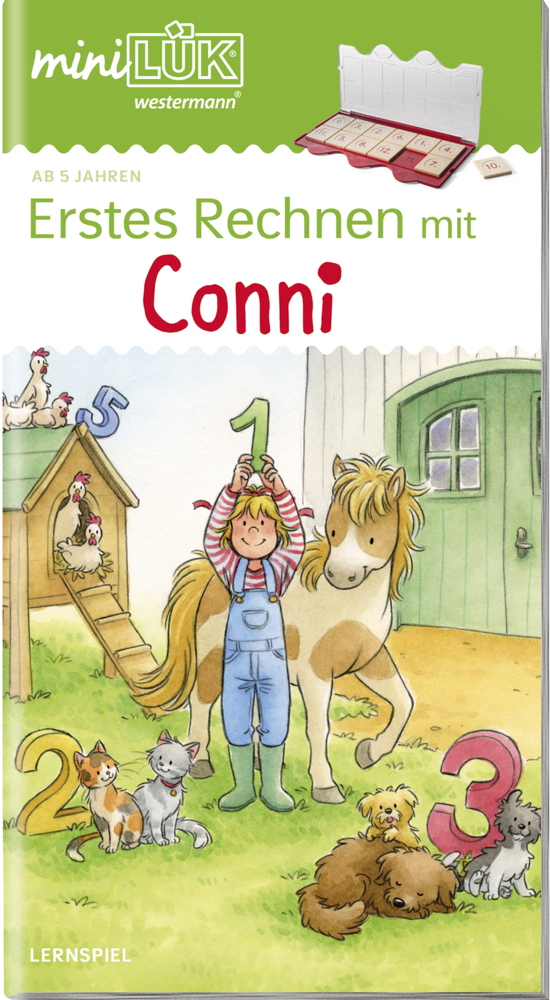 LÜK miniLÜK Buch Mathematik Erstes Rechnen mit Conni ab 5 Jahren 244812 