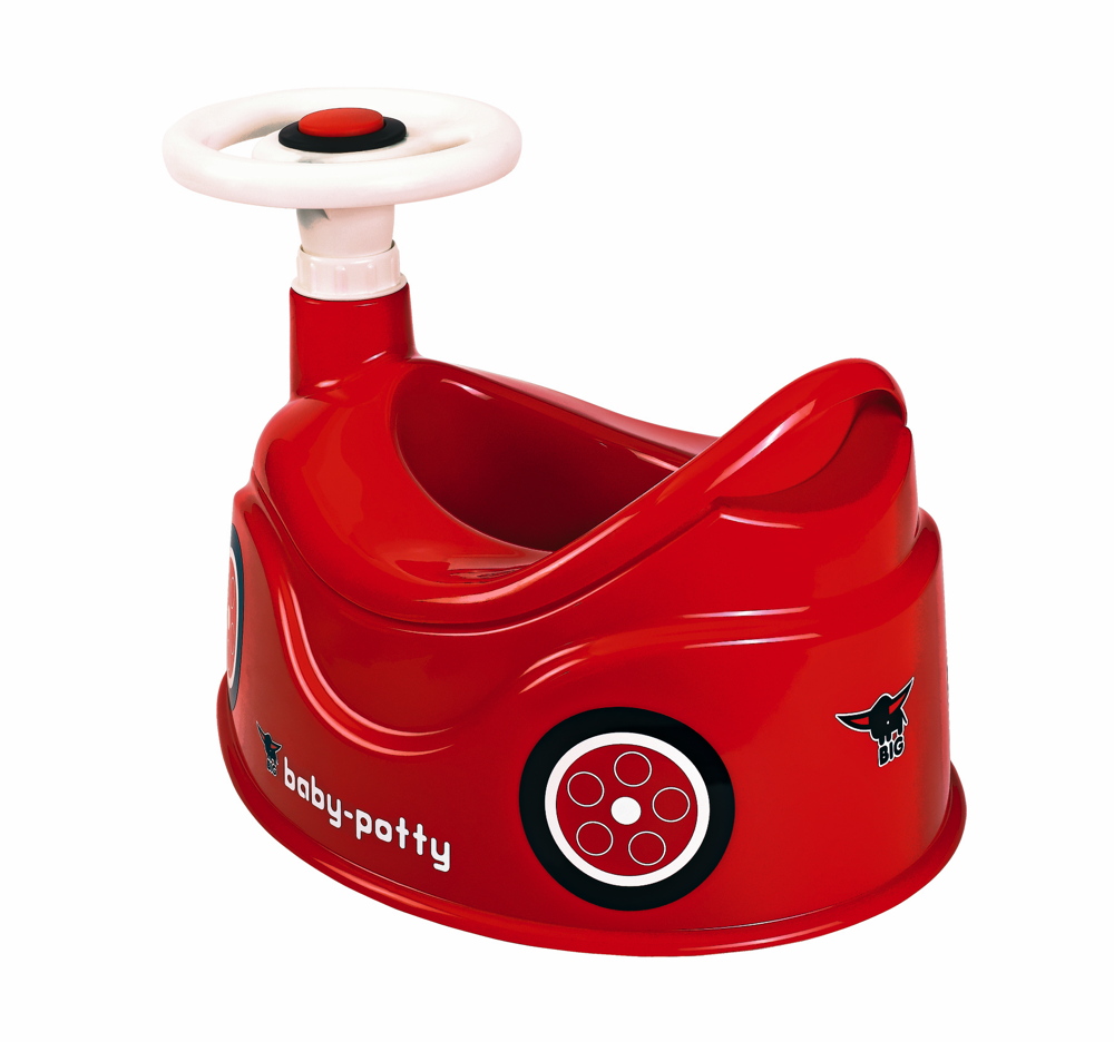 Spielwaren Express - BIG Kleinkind Pflege Töpfchen mit Lenkrad Baby Potty  rot 800056801