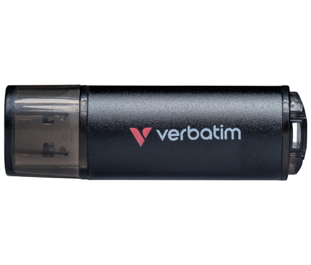 Verbatim USB Stick 64GB Speicherstick V200 Metal schwarz USB 3.2 Gen 1