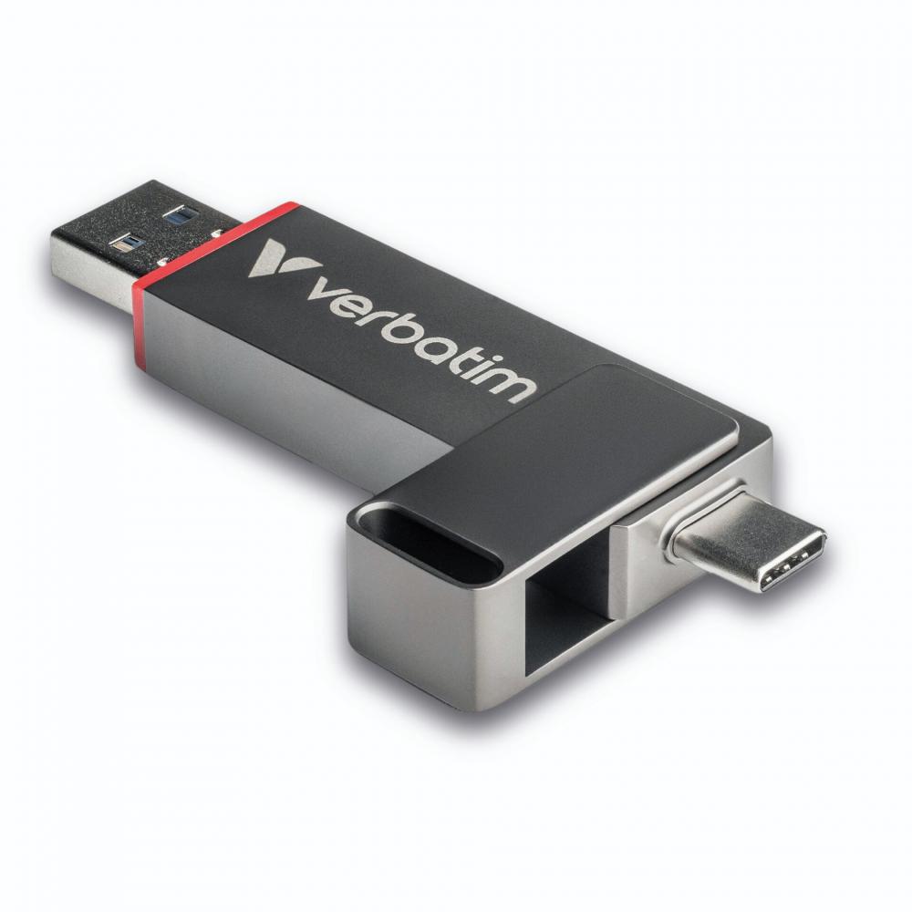 Verbatim USB Stick 1TB Speicherstick Dual QuickStick USB 3.2 Gen. 1x1 USB-A / USB-C