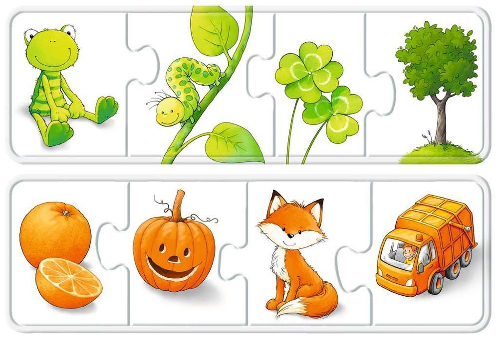6 x 4 Teile Ravensburger Kinder Puzzle my first color puzzles Alle meine Farben 03007