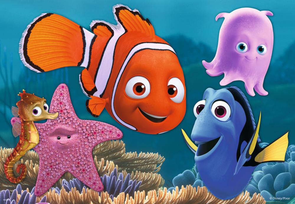 2 x 12 Teile Ravensburger Kinder Puzzle Disney Pixar Findet Nemo, der kleine Ausreißer 07556
