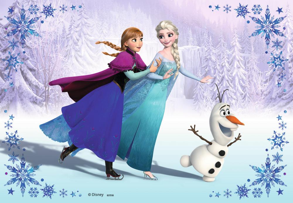 2 x 24 Teile Ravensburger Kinder Puzzle Disney Frozen Schwestern für immer 09115