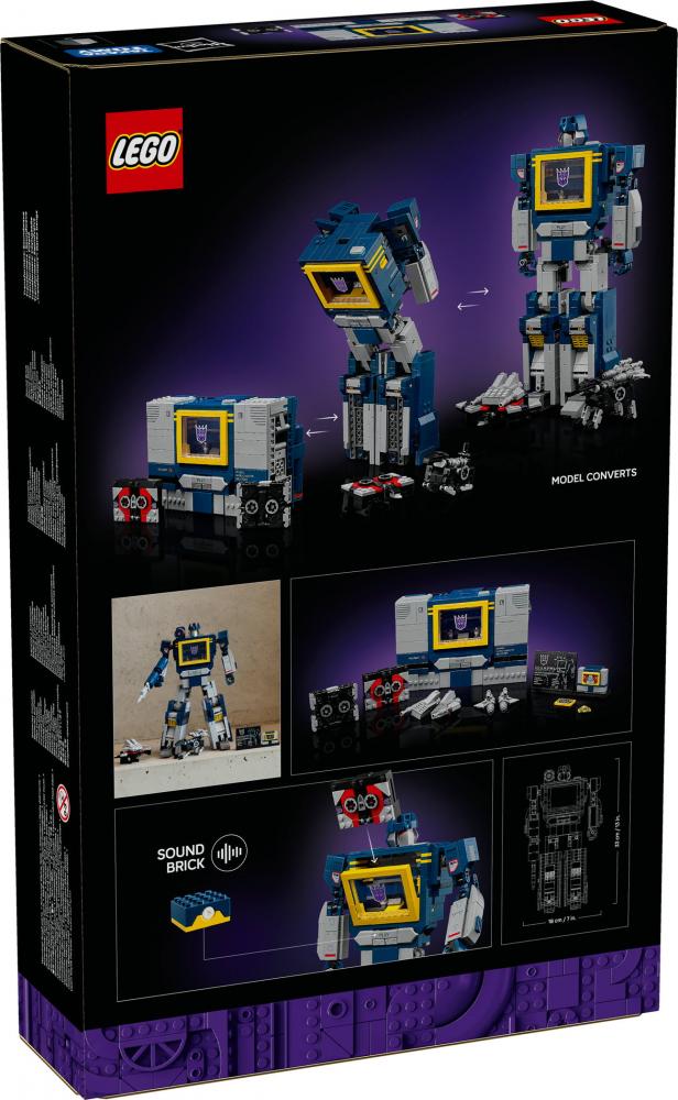 LEGO® Icons Transformers: Soundwave 1505 Teile 10358