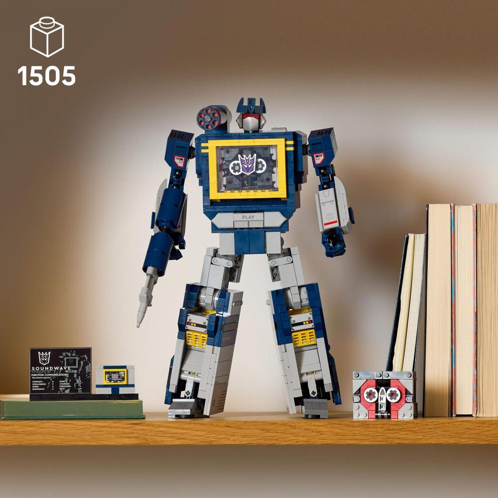 LEGO® Icons Transformers: Soundwave 1505 Teile 10358