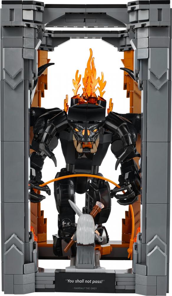 LEGO® Icons Der Herr der Ringe Balrog™ Bücherstütze 1201 Teile 10367