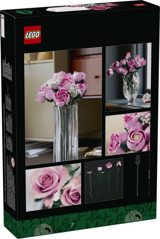 LEGO® Botanicals Rosa Rosenstrauß 789 Teile 10374