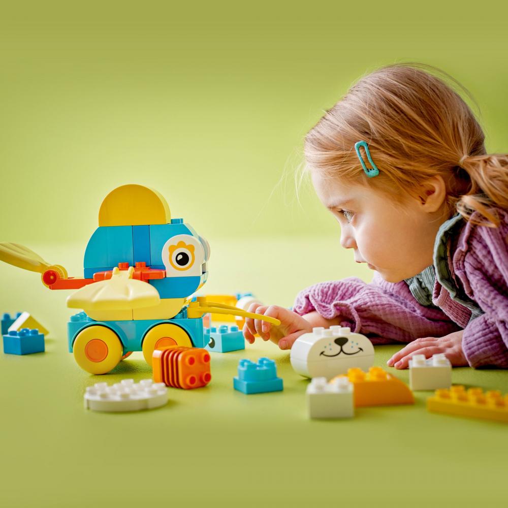 LEGO® DUPLO® Tiere auf Rädern 3-in-1-Set 58 Teile 10448